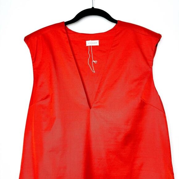 By Malene Birger Mavise Maxi Wool Blend Dress Orange Size 38 / Medium - Picture 4 of 15